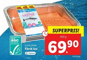 Lidl Färsk lax erbjuda