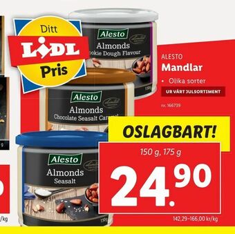 Lidl Mandlar erbjuda