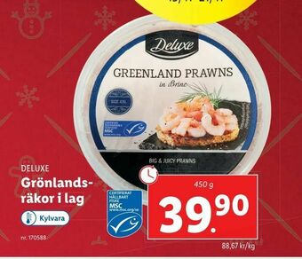 Lidl Grönlands räkor i lag erbjuda