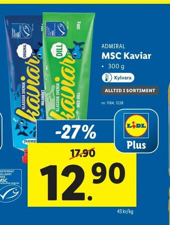 Lidl MSC Kaviar erbjuda