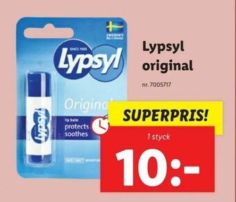 Lidl Lypsyl original erbjuda