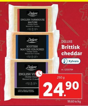 Lidl Brittisk cheddar erbjuda