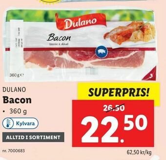 Lidl Bacon erbjuda