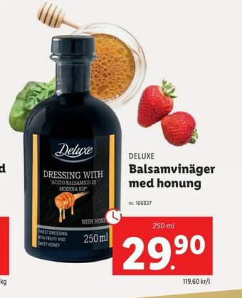 Lidl Balsamvinäger med honung erbjuda