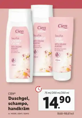 Duschgel, schampo, handkräm