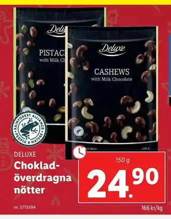 Lidl Chokladöverdragna nötter erbjuda
