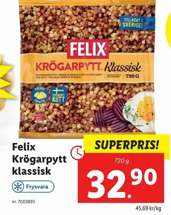 Lidl Felix Krögarpytt klassisk erbjuda