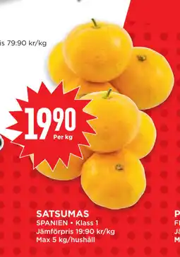 Willys Hemma SATSUMAS erbjuda