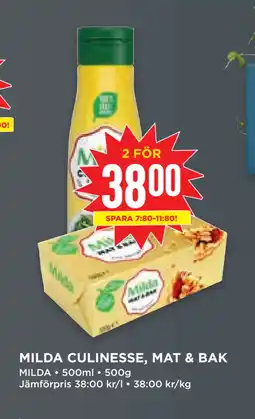 Willys Hemma MILDA CULINESSE, MAT & BAK erbjuda