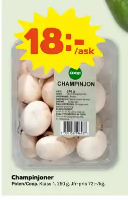 Stora Coop Champinjoner erbjuda