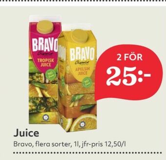 Hemköp Bravo Juice erbjuda