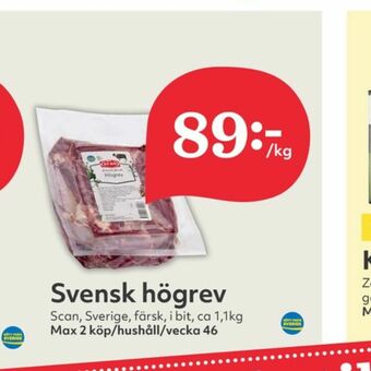 Hemköp Scan Högrev erbjuda