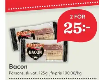 Hemköp Pärsons Baconskivor erbjuda