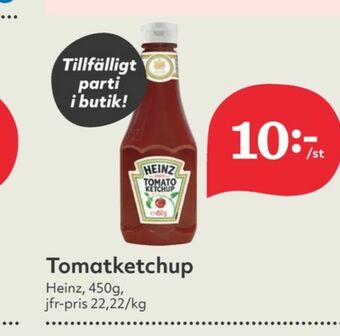 Hemköp Heinz Ketchup erbjuda