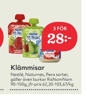 Hemköp Nestlé Barnmat erbjuda