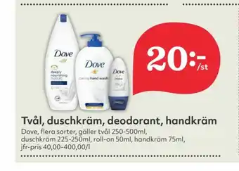 Hemköp Dove Handkräm erbjuda