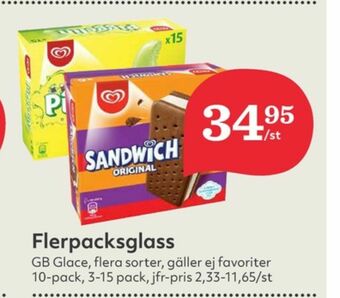 GB Glace Glasspinnar