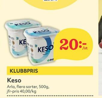 Hemköp Keso Cottage cheese erbjuda