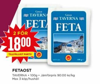 Willys Taverna Fetaost erbjuda