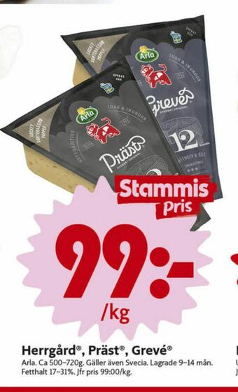 ICA Nära Arla Prästost erbjuda