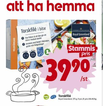 ICA Nära Royal Greenland Torskfilé erbjuda