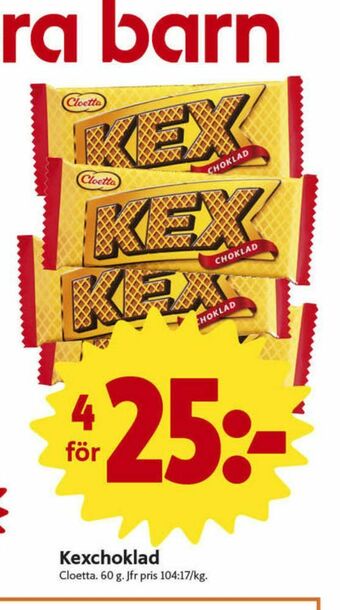 ICA Nära Kexchoklad Chokladbar erbjuda