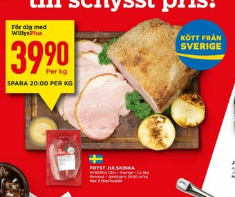 Willys Nybergs Deli Julskinka erbjuda