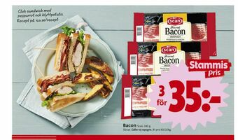 ICA Nära Scan Baconskivor erbjuda
