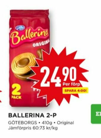 Willys Ballerina Kaffekex erbjuda