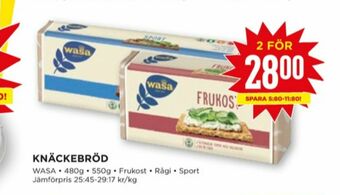 Willys Rågi Knäckebröd erbjuda