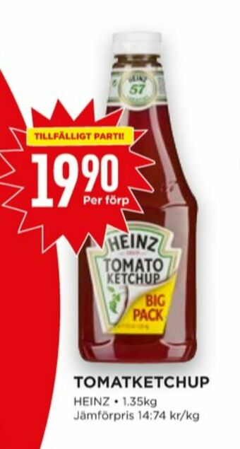 Willys Heinz Ketchup erbjuda