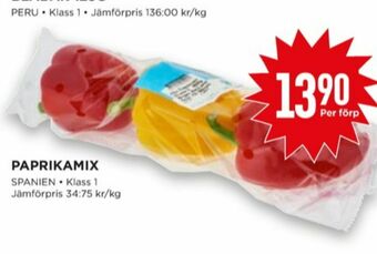 Willys Paprika erbjuda