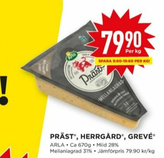 Willys Arla Prästost erbjuda
