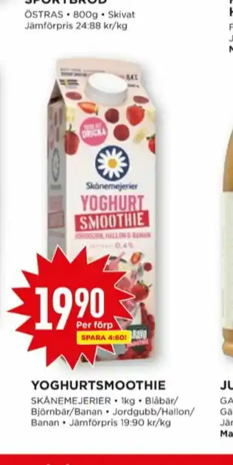 Willys Skånemejerier Smoothie erbjuda