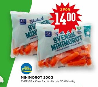 Willys Hemma Garant Morötter erbjuda