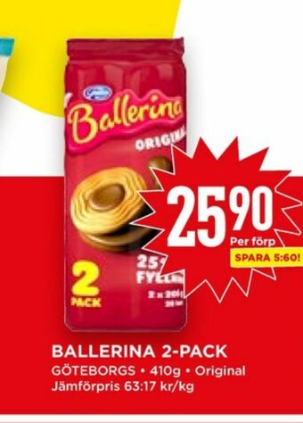 Willys Hemma Ballerina Kaffekex erbjuda