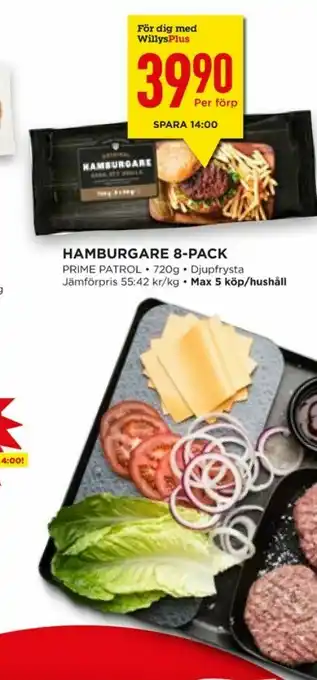 Prime Patrol Hamburgare