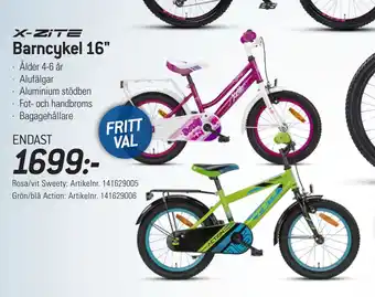 thansen Barncykel 16 erbjuda