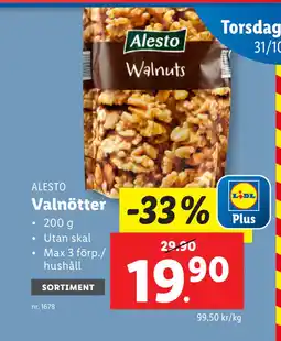 Lidl Valnötter erbjuda