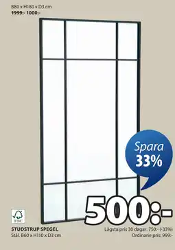 JYSK STUDSTRUP SPEGEL erbjuda