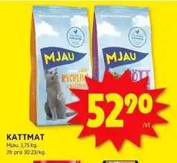 ICA Kvantum MJAU Kattmat erbjuda