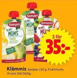 ICA Supermarket SEMPER Klämmis erbjuda