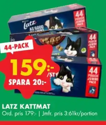 ÖoB Latz kattmat erbjuda