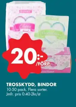 ÖoB Trosskydd, bindor erbjuda