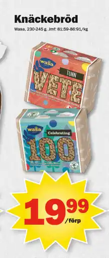 Pekås Knäckebröd erbjuda