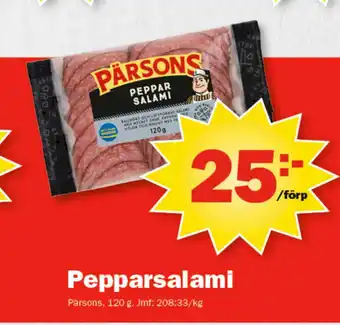 Pekås Pepparsalami erbjuda