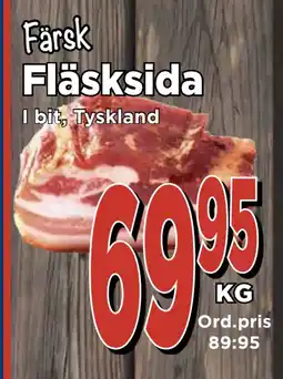 Supergrossen Fläsksida erbjuda