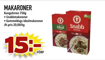 Nya Pulsen MAKARONER erbjuda