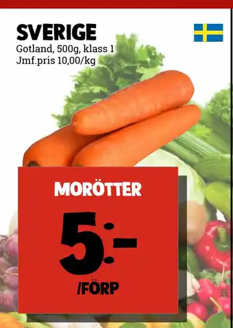 MatArket morötter erbjuda