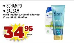 Bonum Matmarknad SCHAMPO • BALSAM erbjuda